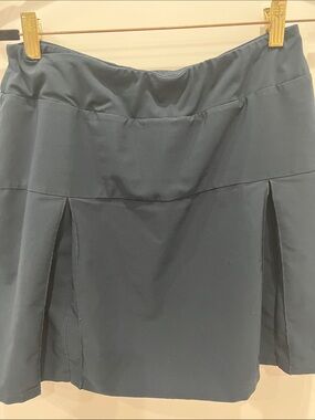 Girls' Navy Athletic Skort with Built-In Shorts
